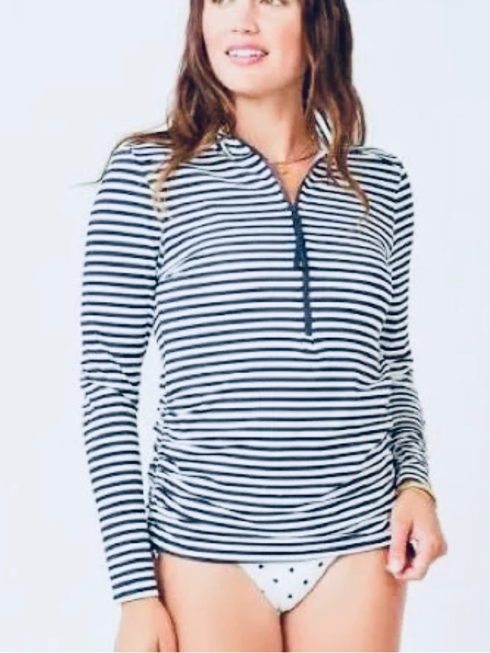Carve Designs Cruz Rashguard Striped. New. Large
